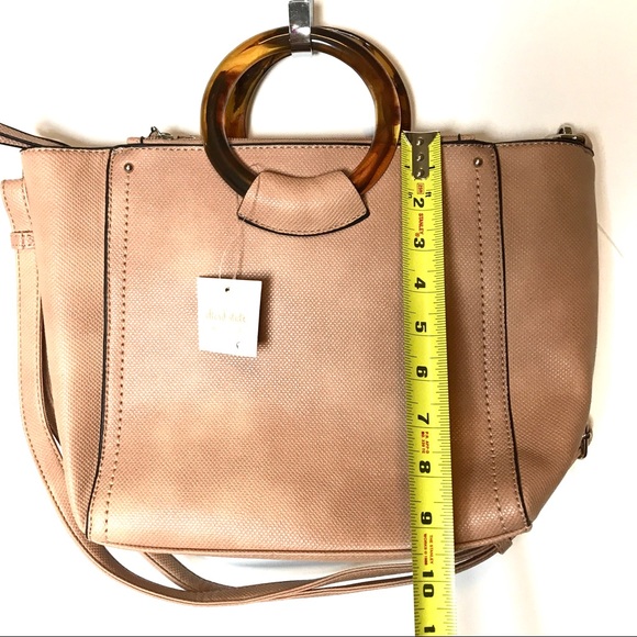 NWT Altard State blush purse double handles and adjustable strap - Picture 3 of 12